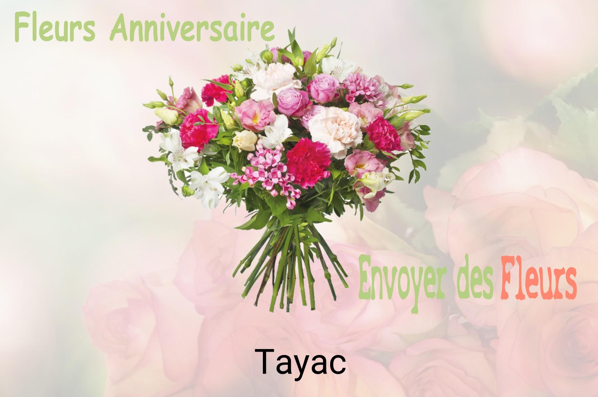 Bouquet de fleurs d’anniversaire livré à Tayac